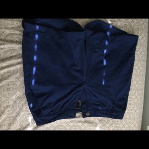 High-Waist Royal Blue Shorts